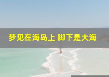 梦见在海岛上 脚下是大海